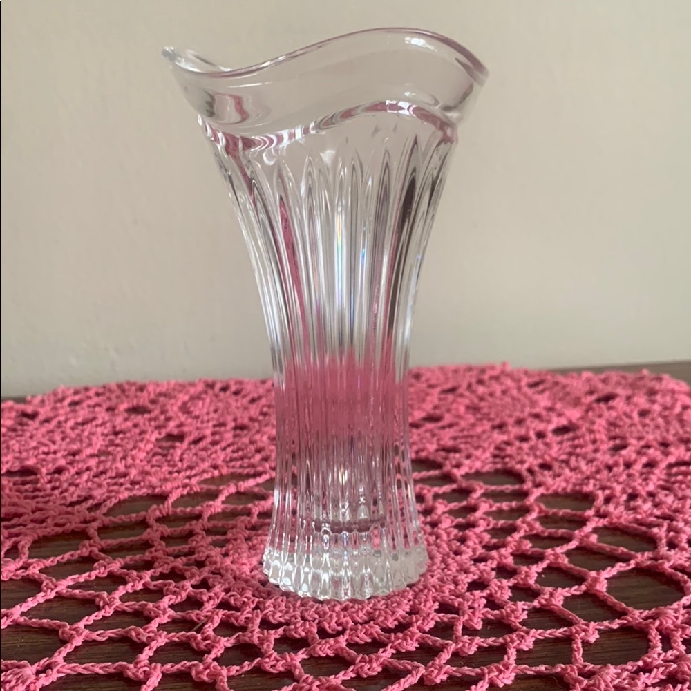 Elegant Clear Glass Vase